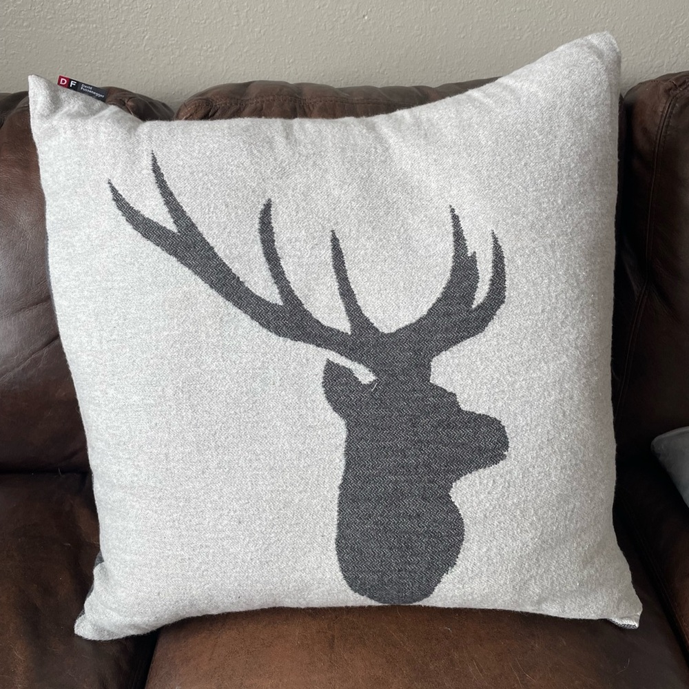 New David Fussenegger Deer Pillow